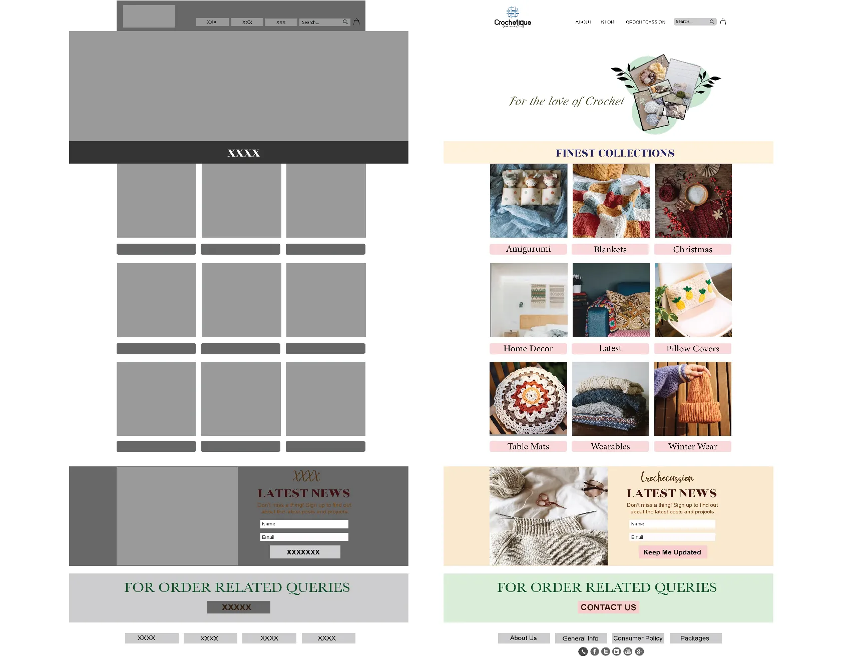 Crochetique: crafted into a complete identity. — project view 19 of 19
